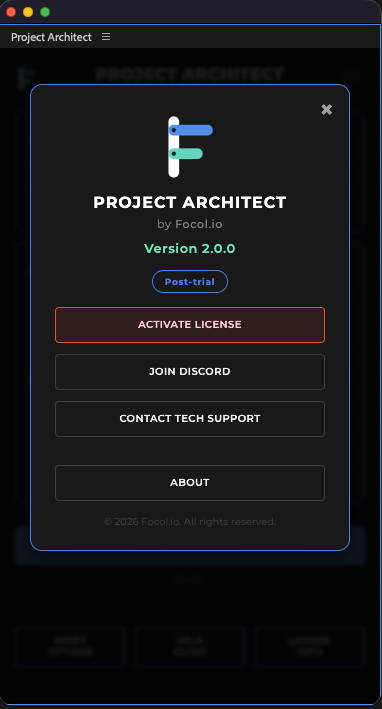 Trial ended: activate a key to get Pro options back. Simple sort remains.